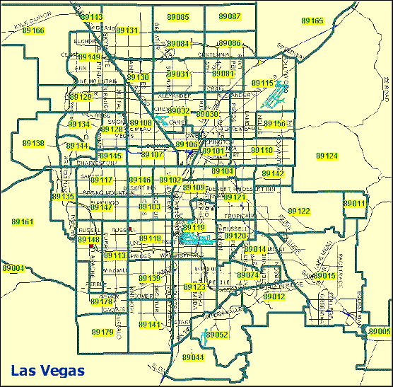 Map Zip Codes Las Vegas - Vue Con 2017